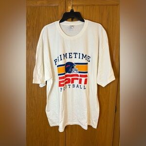 Vintage Primetime ESPN Football Logo T Shirt Men’s 2XL